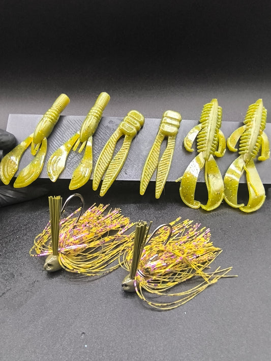 Stand Up Predator Pack 02 Carnajura, coffret de leurres et montages prêts à pêcher pour la pêche du brochet, du sandre, du black bass et de la perche.