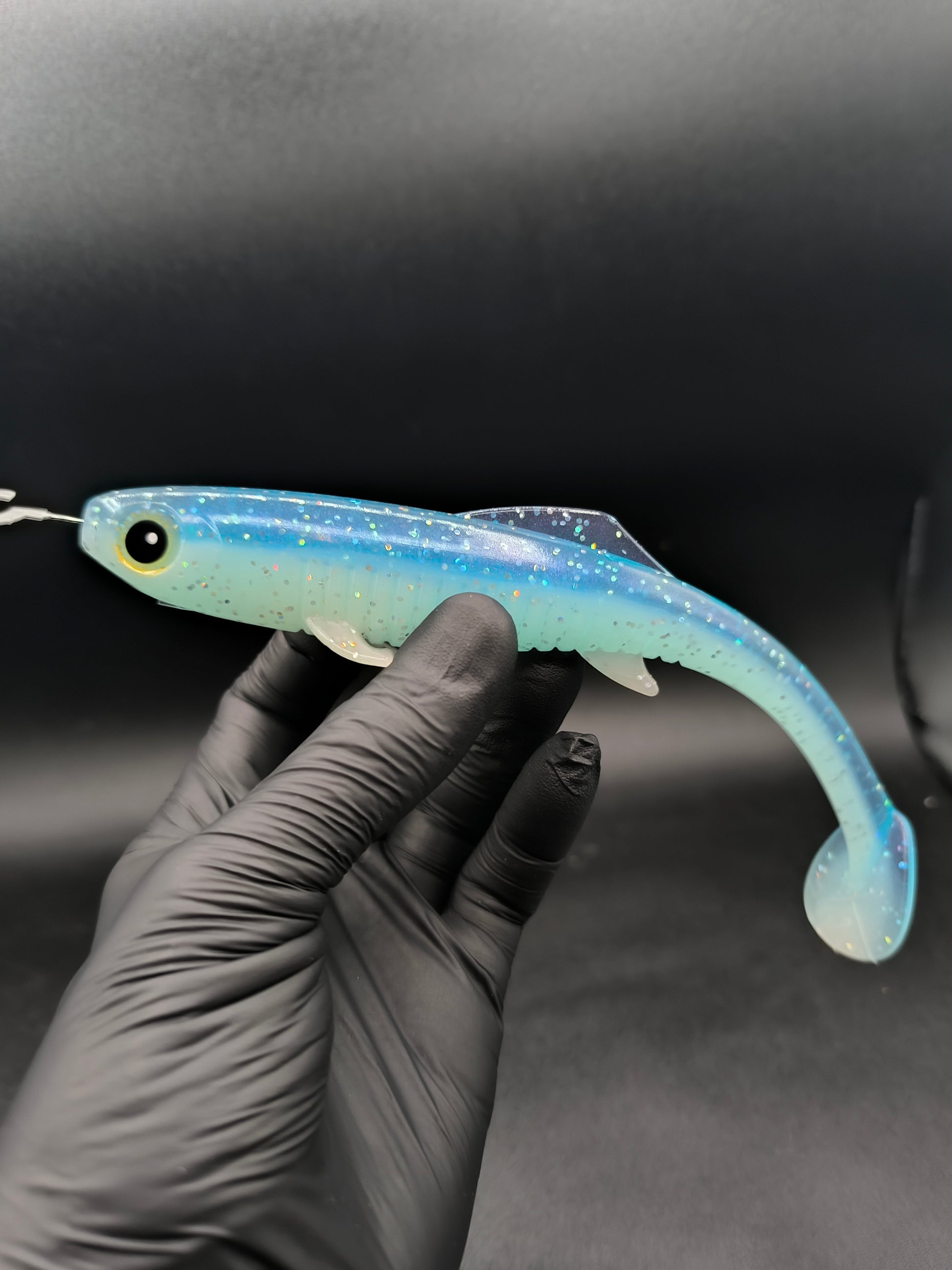 Carnashad 200 bleu alpin Carnajura leurre souple brochet