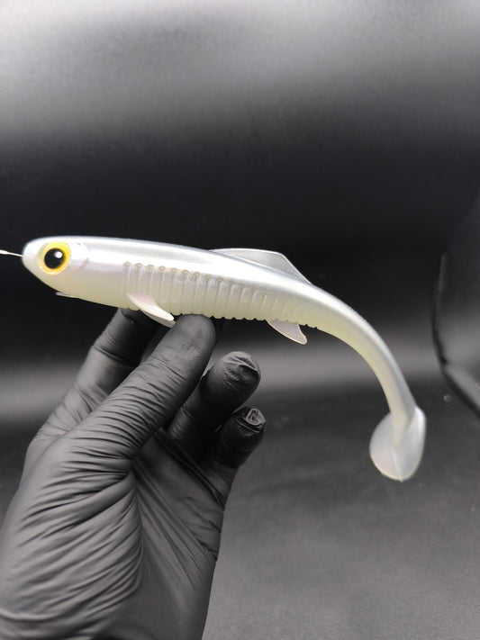 Carnashad 200 gris coregonus Carnajura leurre souple brochet