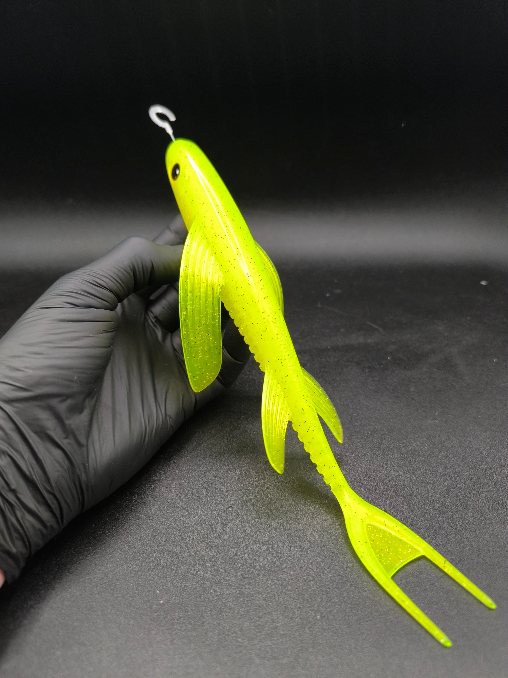 Carnawing 250 jaune power Carnajura leurre souple brochet