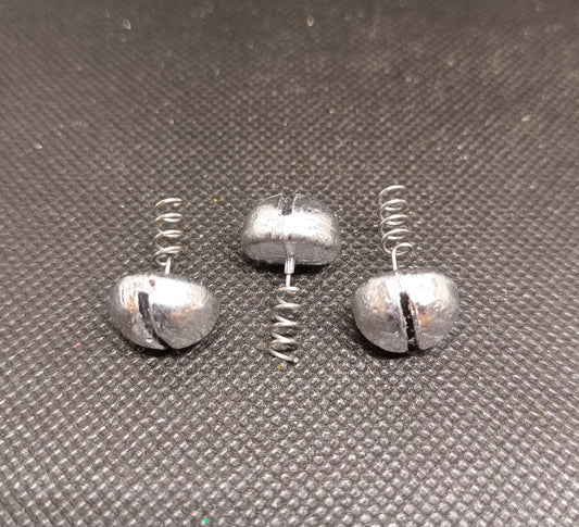 Plomb additionnel à visser pour leurre souple, disponible en 4 g, 6 g, 8 g et 10 g, pour lester facilement un montage de pêche.