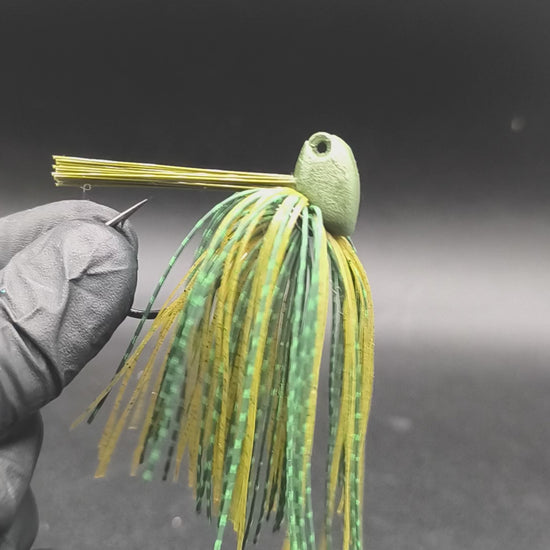 Jig stand up Carnajura watermelon anti herbe 10g 14g hameçon Mustad leurre obstacles