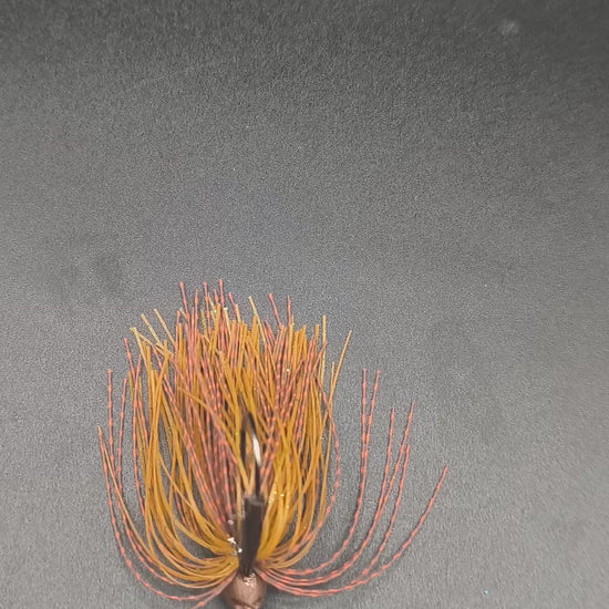 Jig stand up Carnajura brown naturel anti herbe 10g 14g hameçon Mustad leurre obstacles