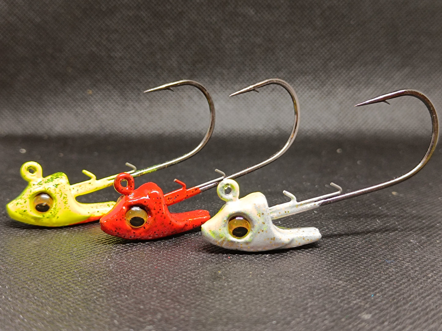 Tête plombée Swimbait Head Jig pour gros leurres souples, idéale pour la pêche du brochet et des carnassiers avec swimbaits.