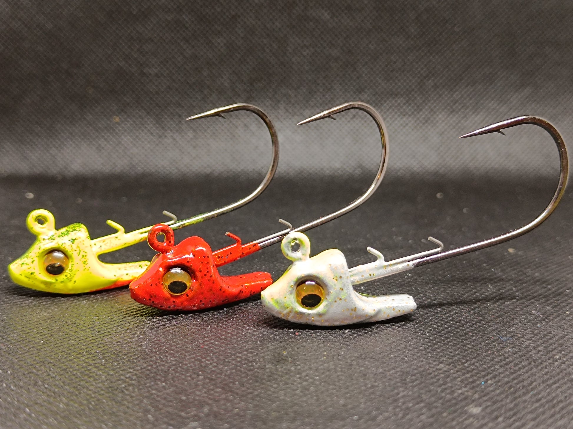 Tête plombée Swimbait Head Jig pour gros leurres souples, idéale pour la pêche du brochet et des carnassiers avec swimbaits.